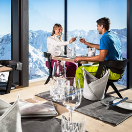 IceQ - eten op 3000 m in Sölden