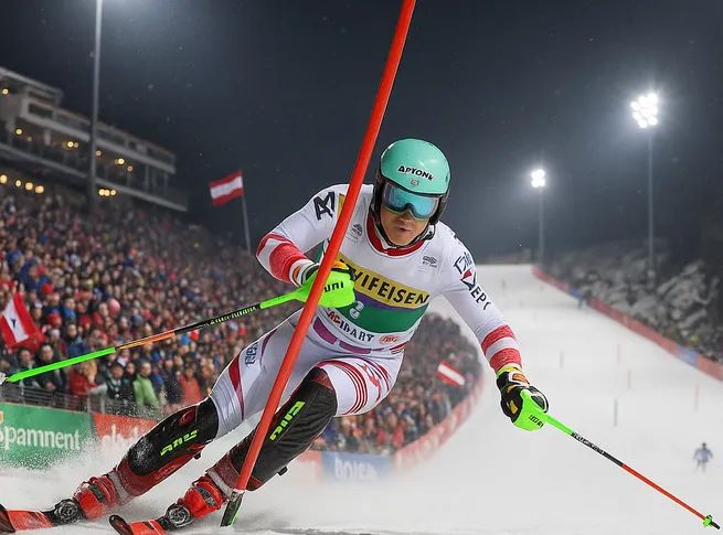 Ski Racer Planai Schladming