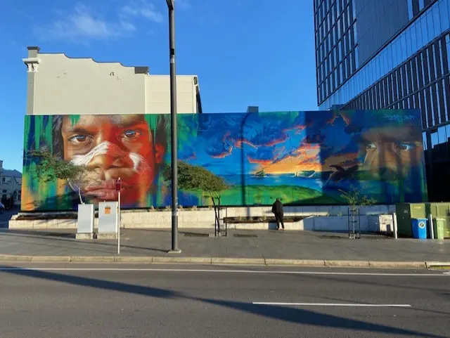 Fresh faces for a Newcastle mural