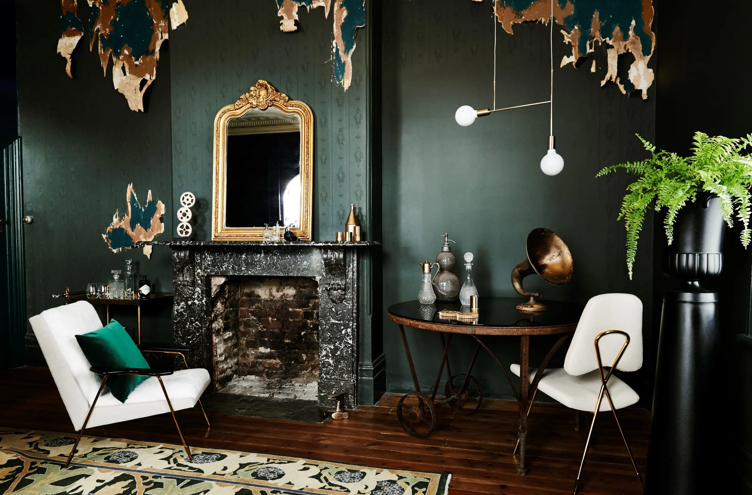 2016 Colour Forecast Future Past living room Vintage Green