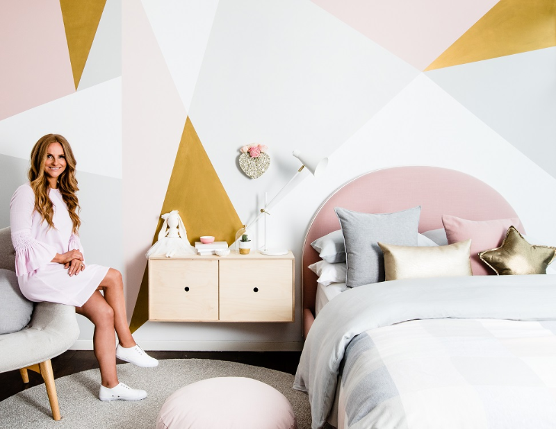 Nicole Rosenberg, Founder and Interior Decorator of little liberty in child's bedroom