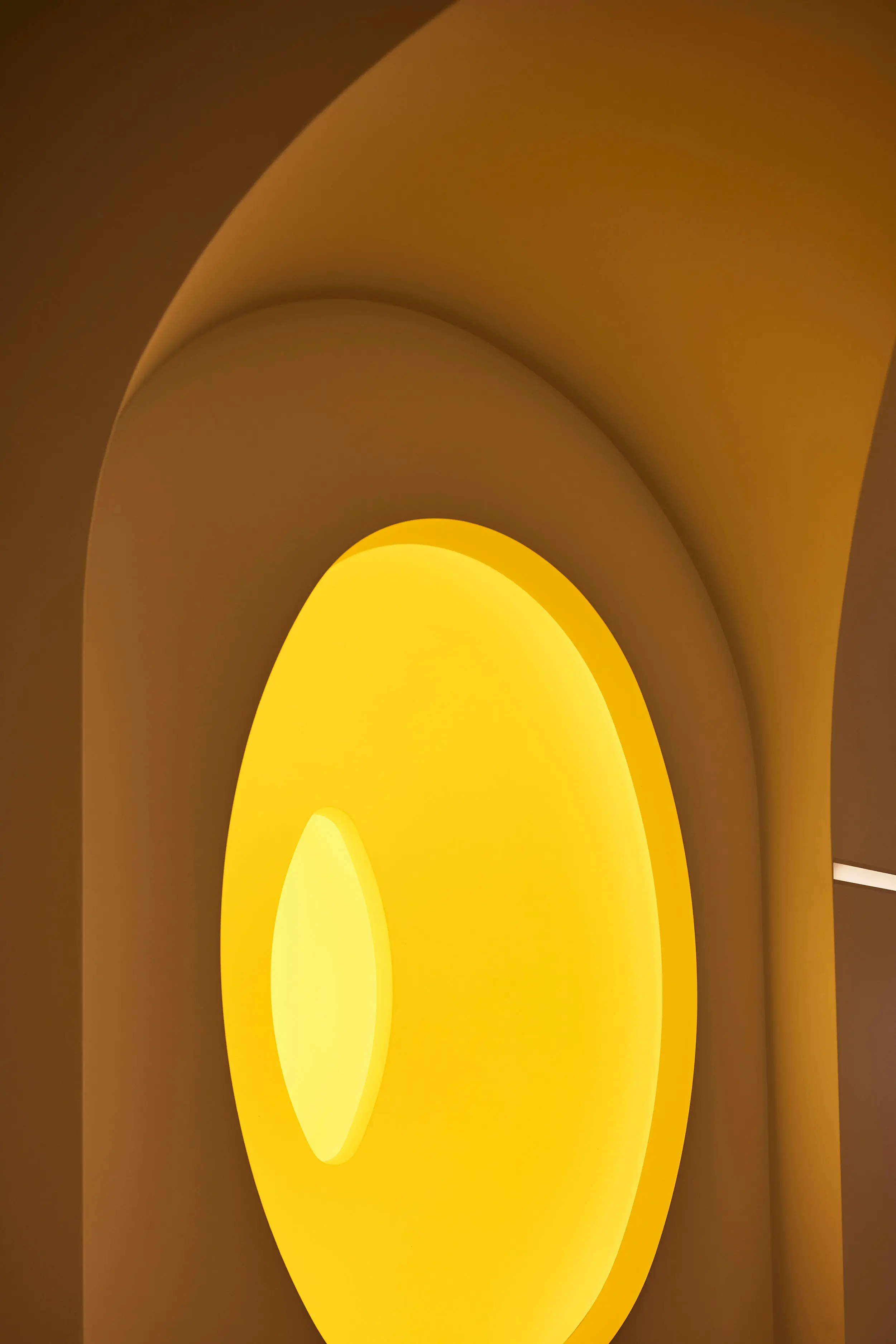 Yellow wall light