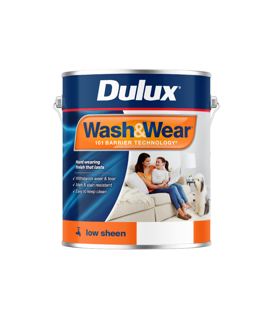 Complete the look with Dulux Wash&Wear® 
