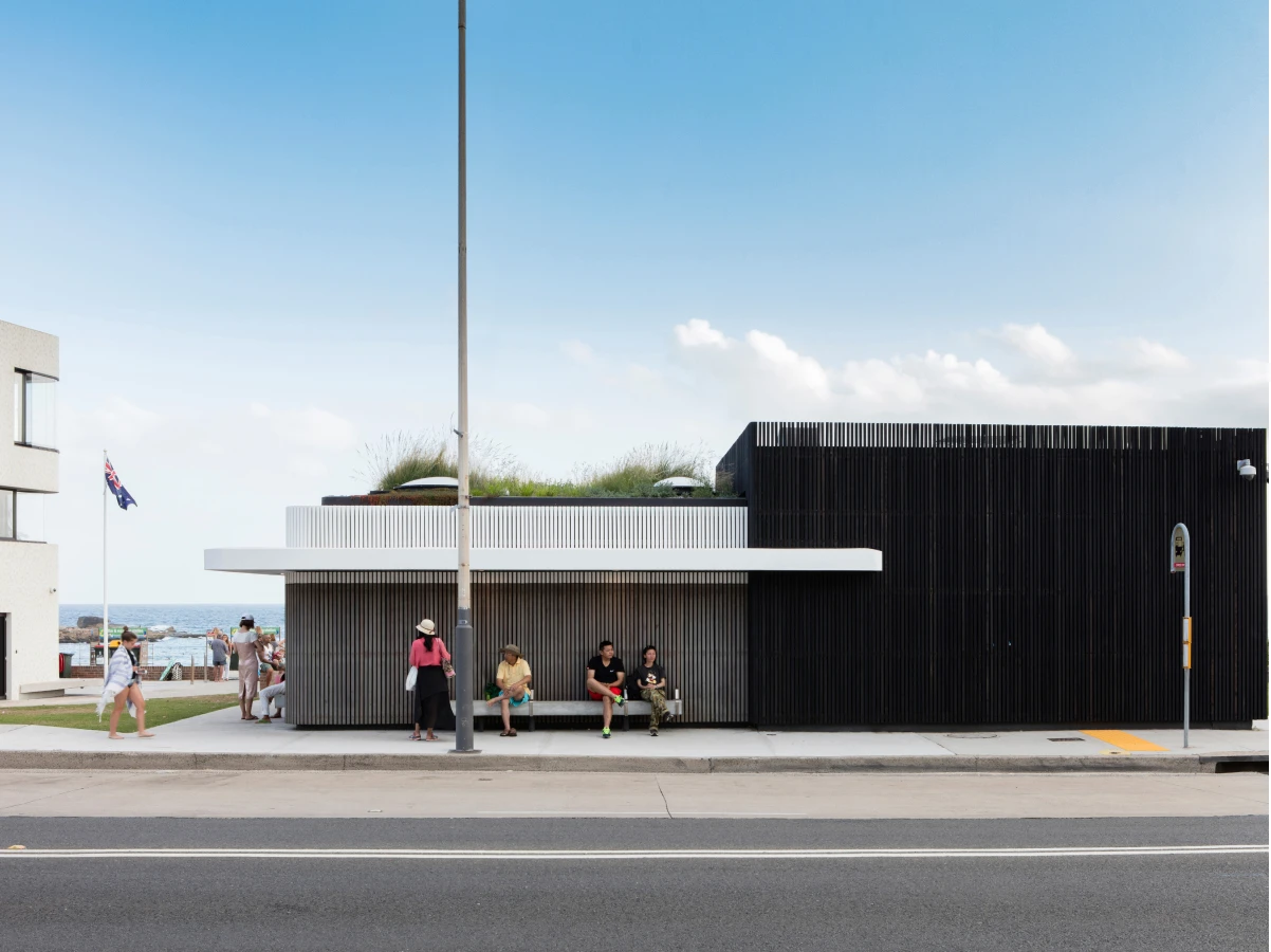 North Bondi amenities, street view. Image Credit: Peter Bennetts