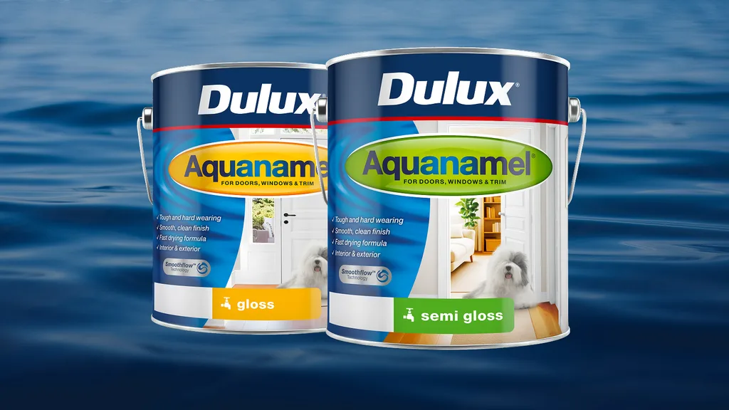 Dulux Aquanamel relaunch tin