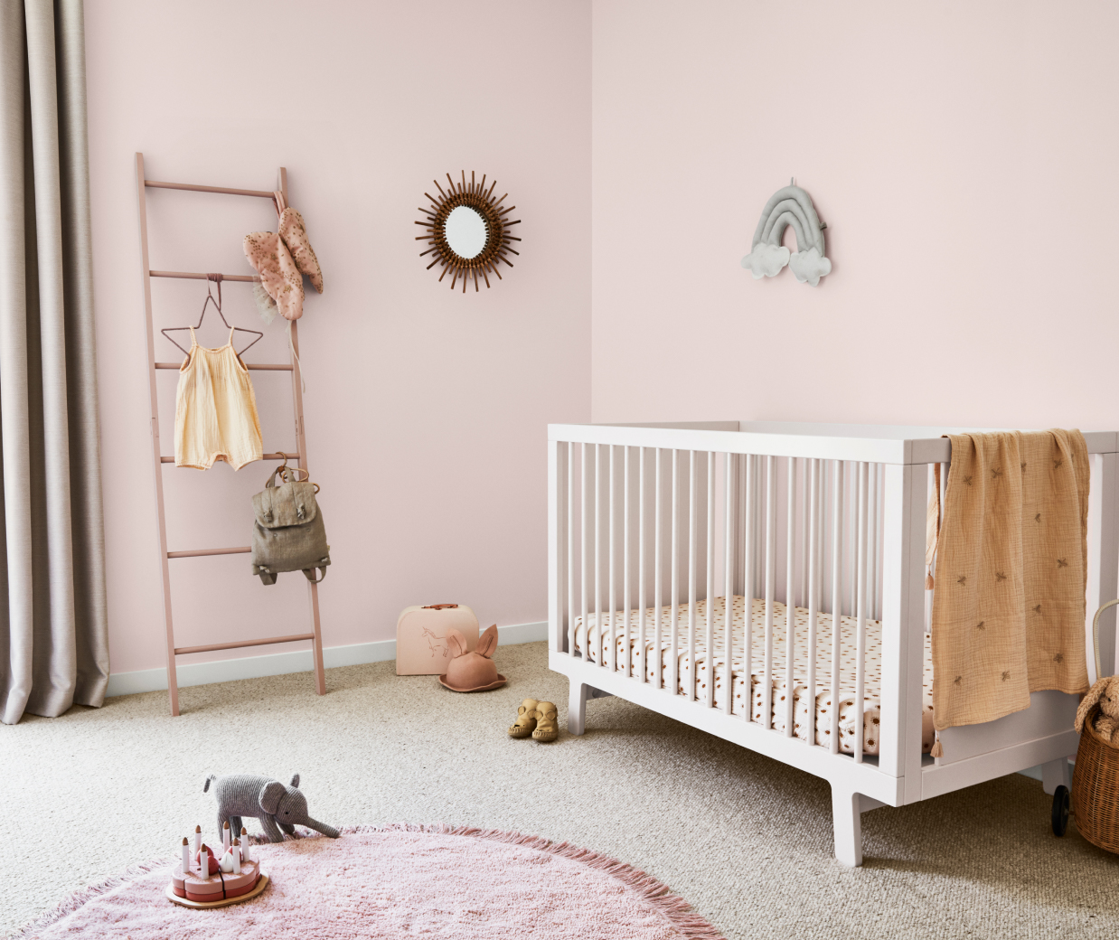 Baby room store wall colour ideas