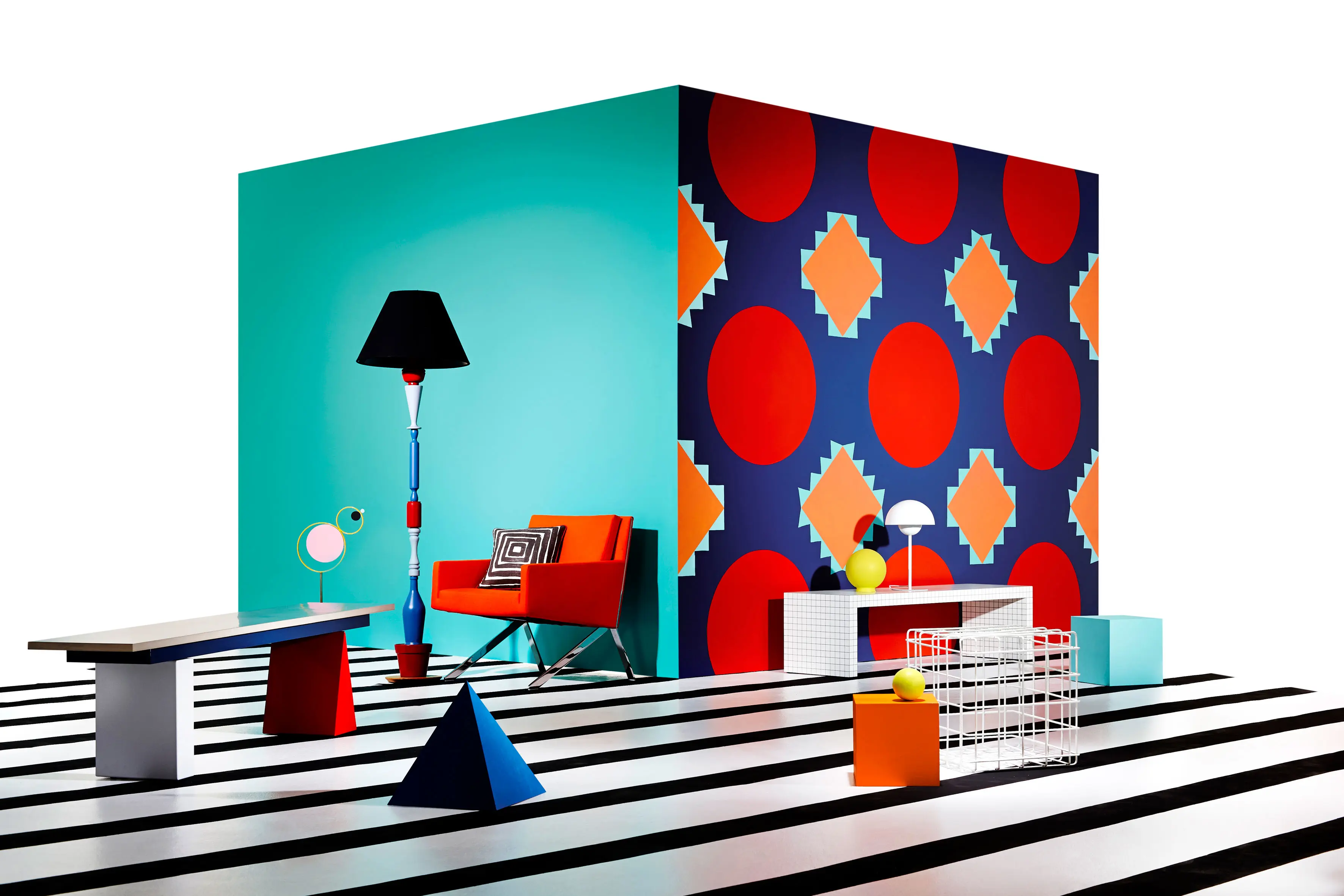 Colour Forecast 2015 palette - Modhaus concept colourful living area