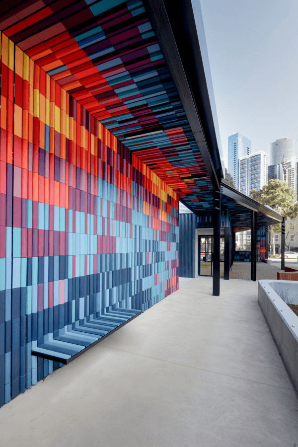 4. Dulux Colour Awards Grand Prix Australia winner 2020: UOM Southbank – End of Trip  