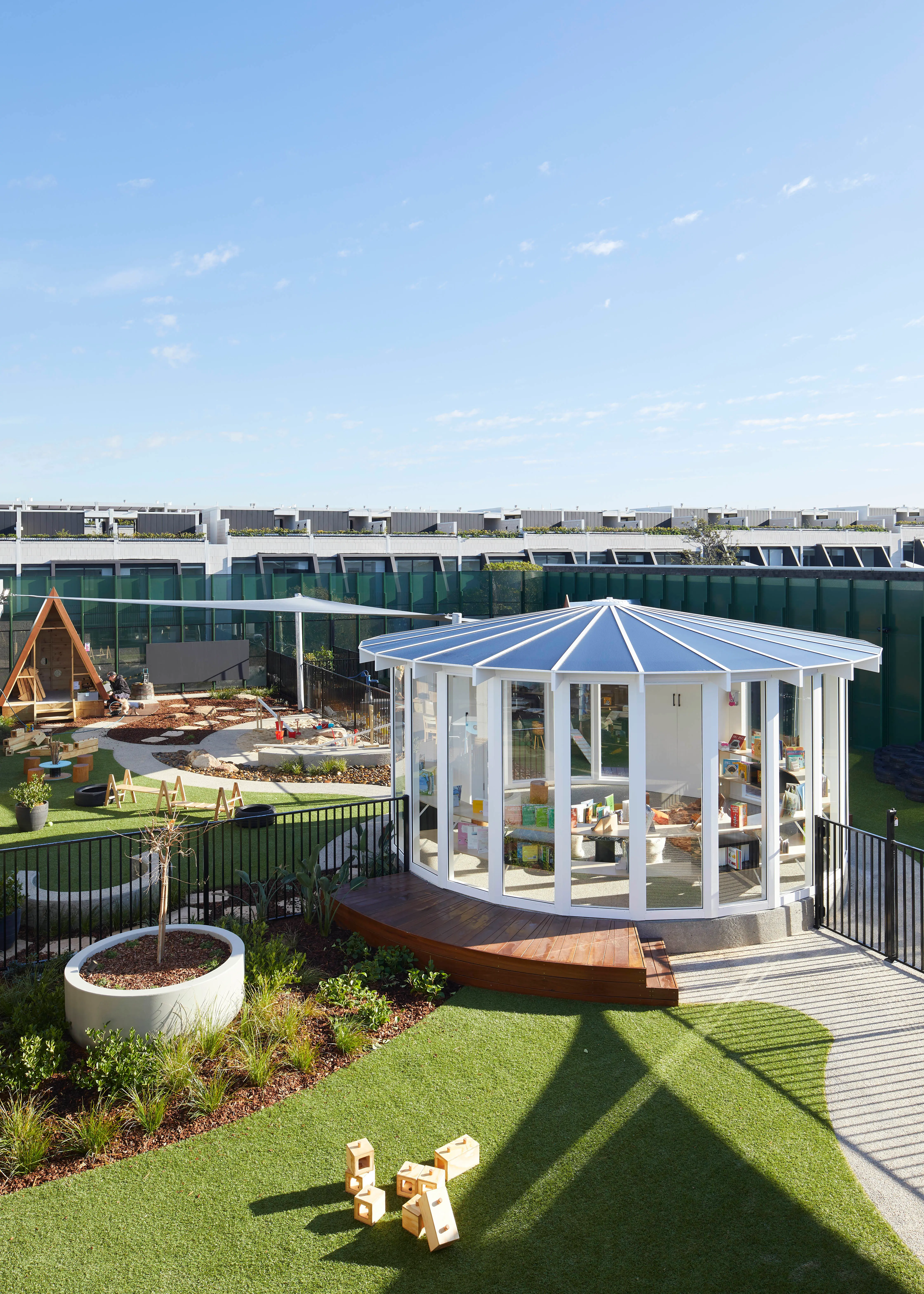 glasshouse on rooftop