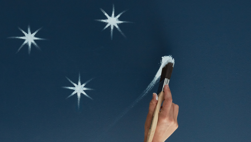 Create a starry ceiling Dulux