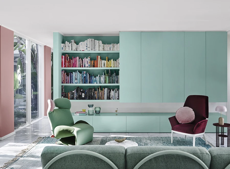 Colour Forecast 2018 
Cabinet - Solution
Ceiling and Trim - Vivid White
Wall - Cuticle Pink
