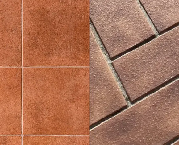 terracotta and tiles