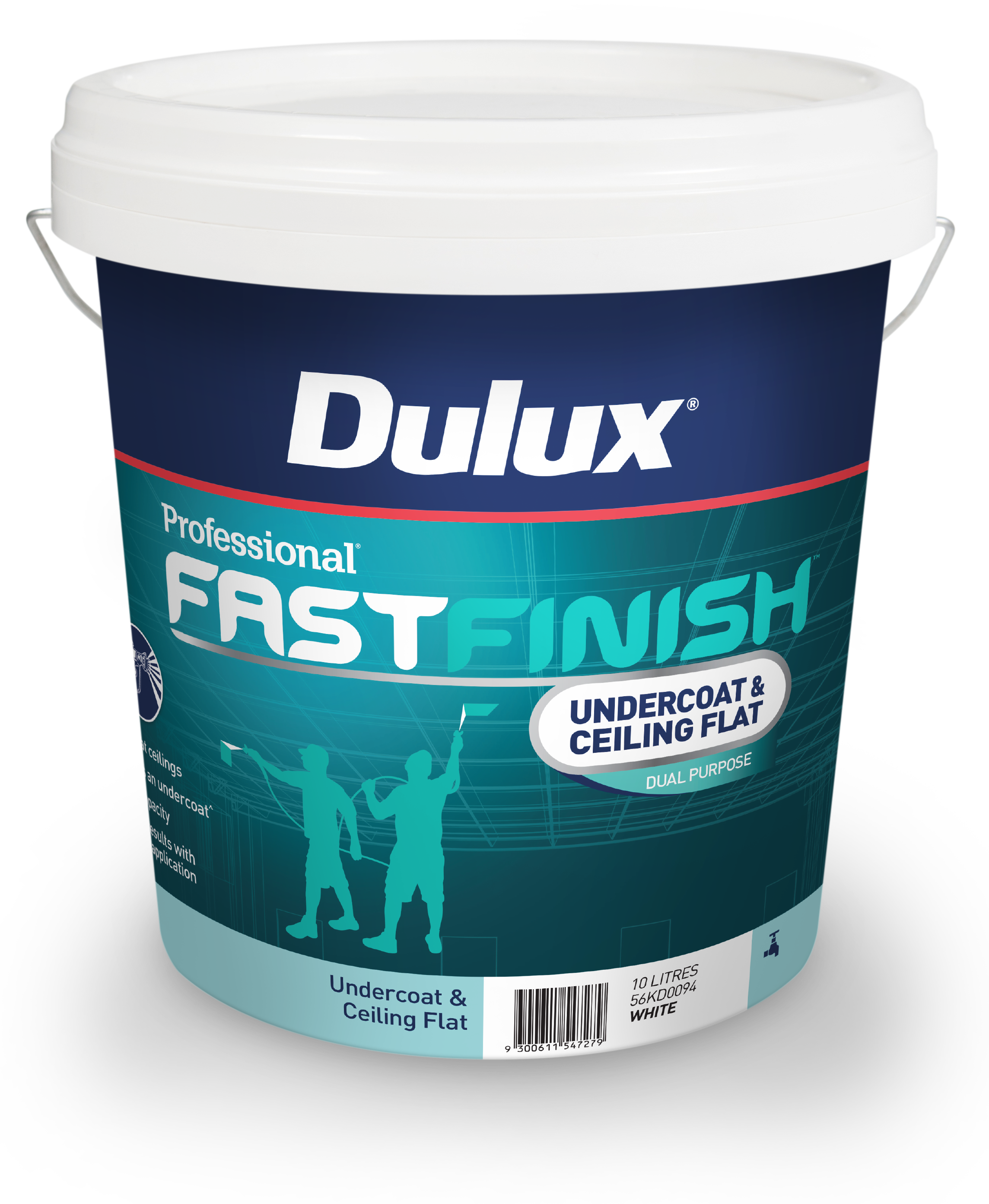 Can of Dulux Professional® FASTFINISH™ Undercoat & Ceiling Flat
