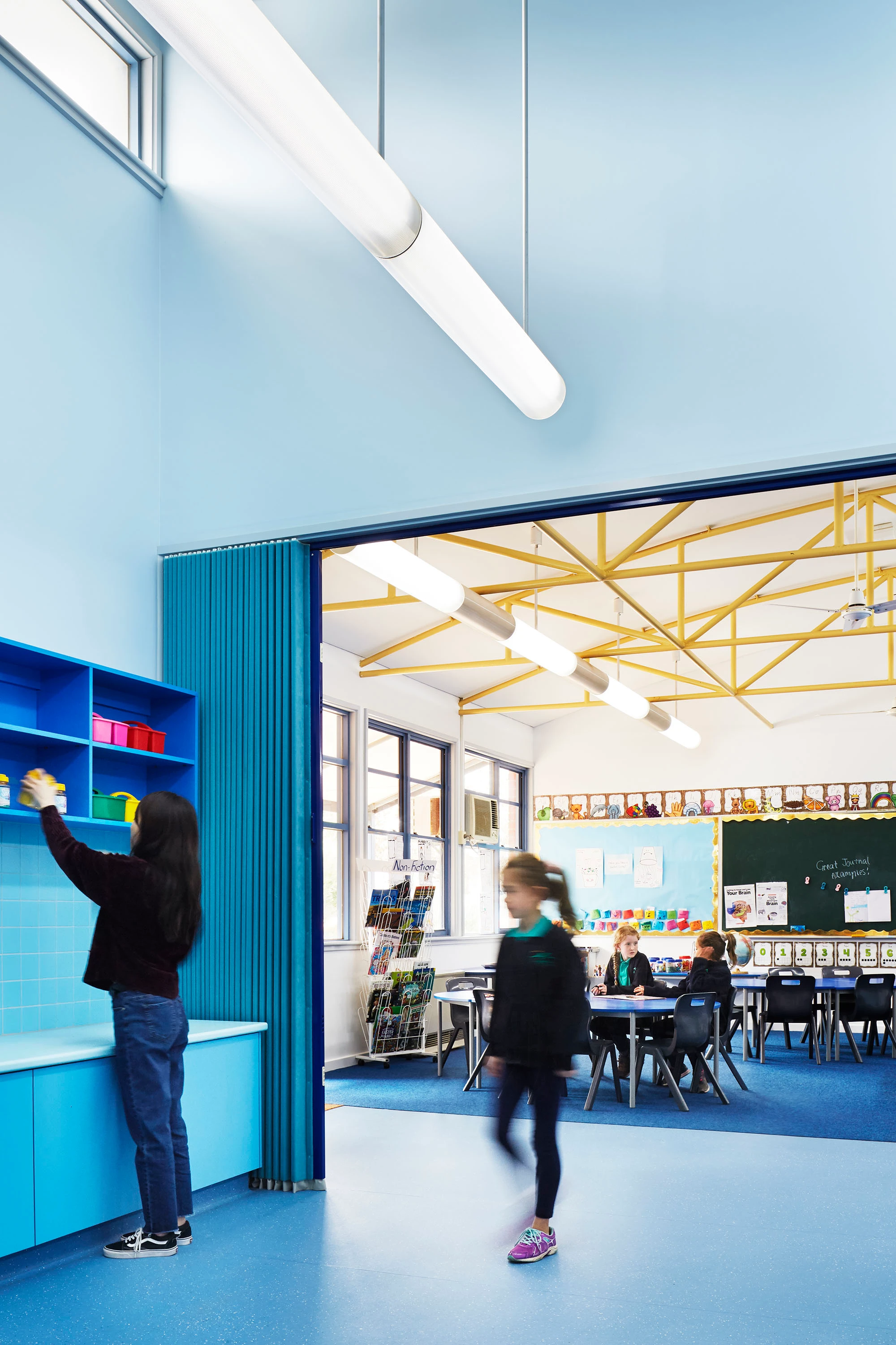 Blue classroom 