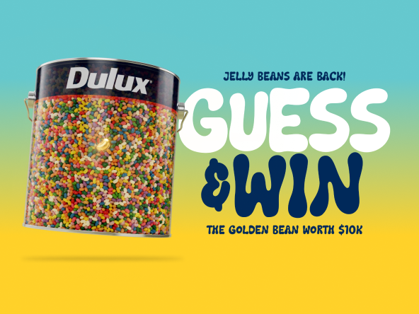 The Dulux Jelly Beans giant can
