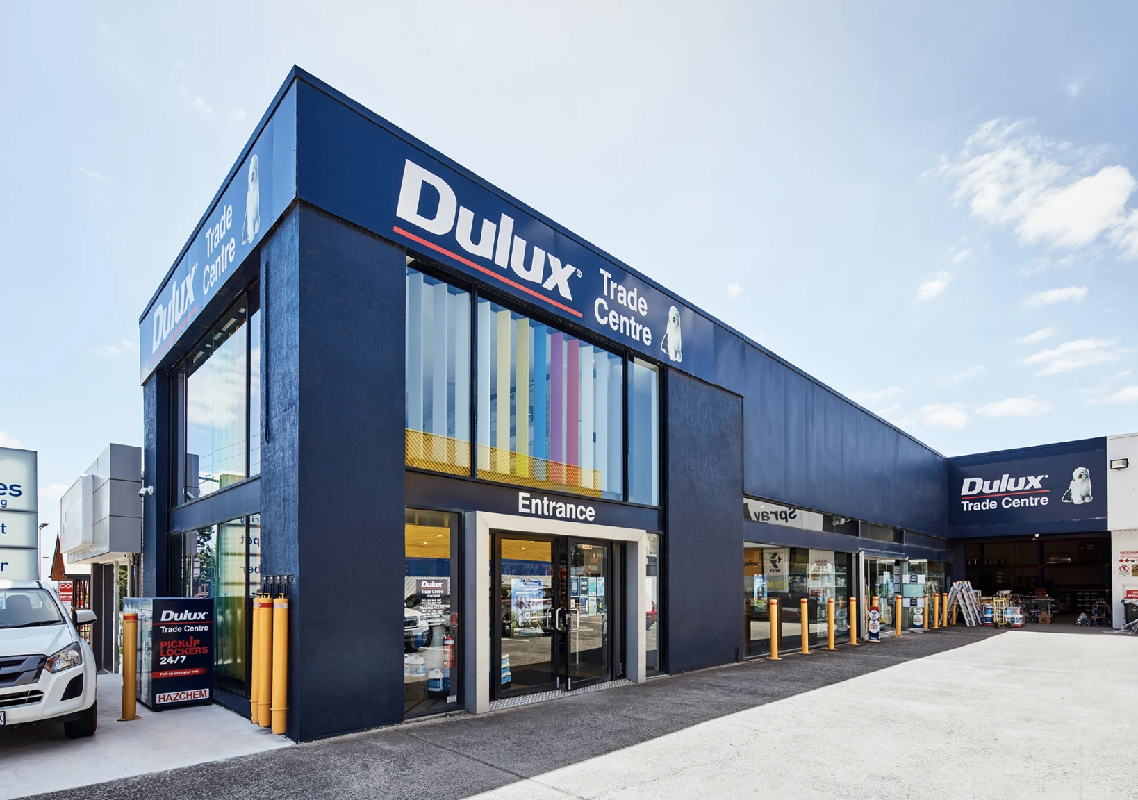 Blue Dulux Trade Centre Building