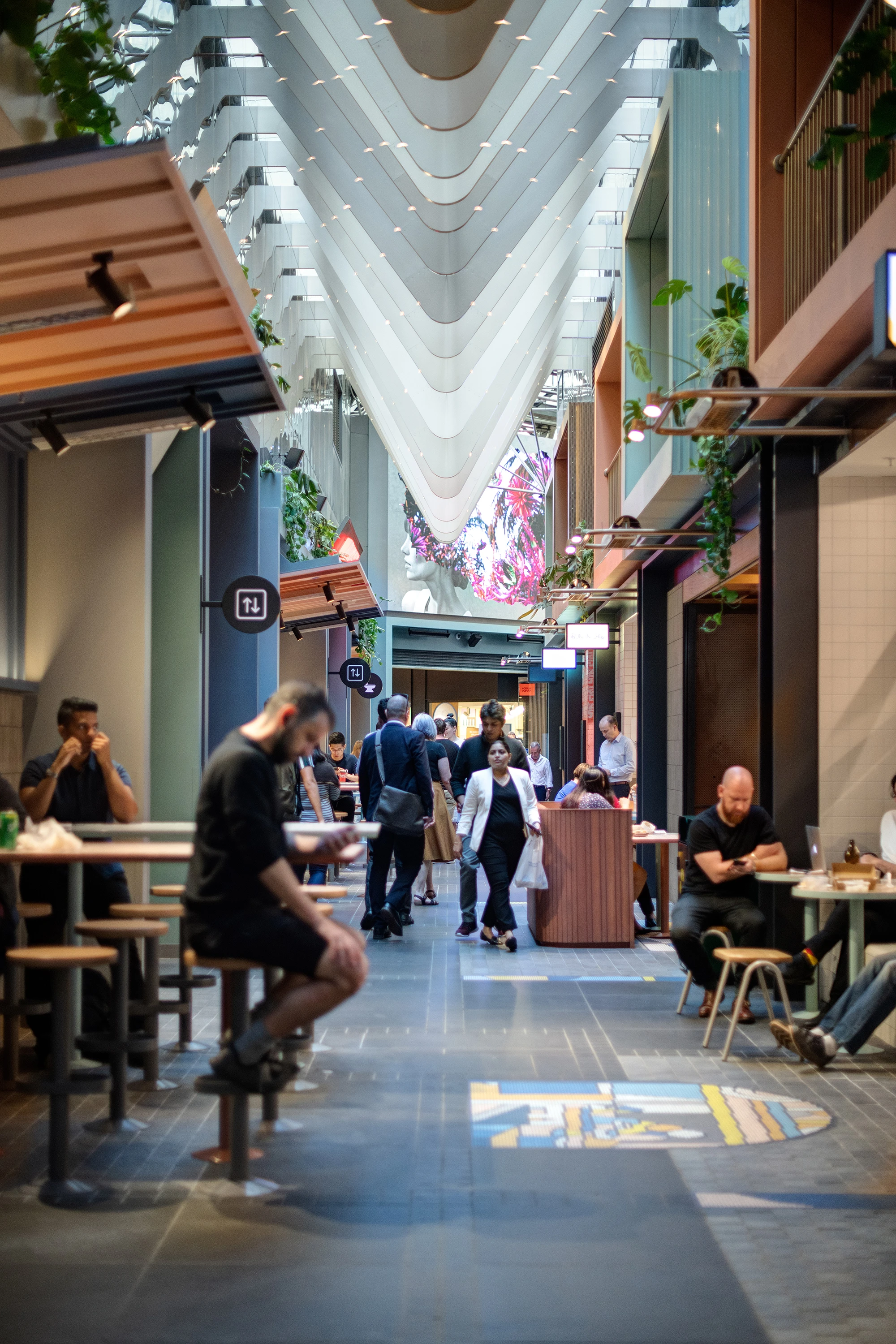 Alley with shops and cafes