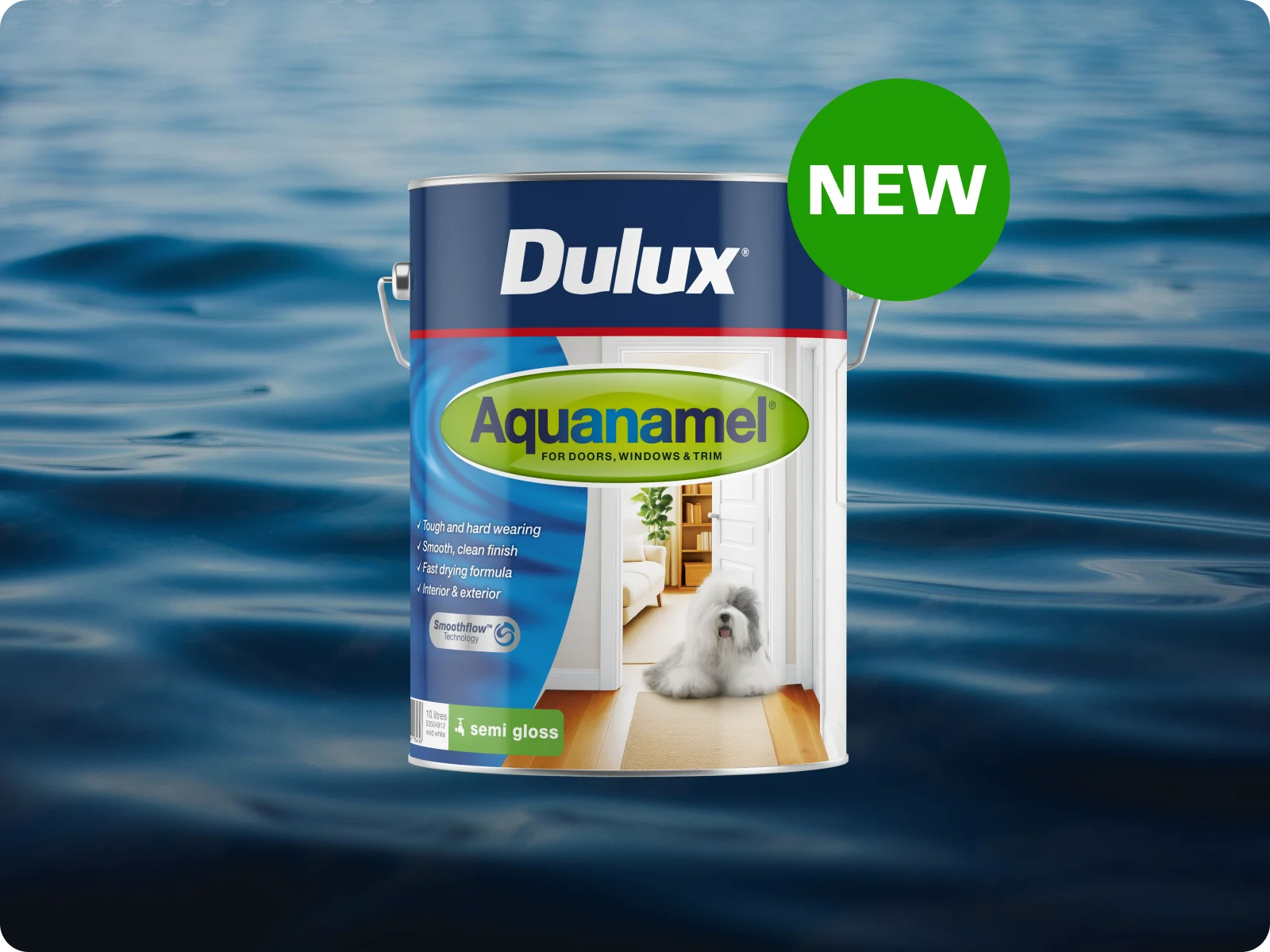 Dulux Aquanamel relaunch tin