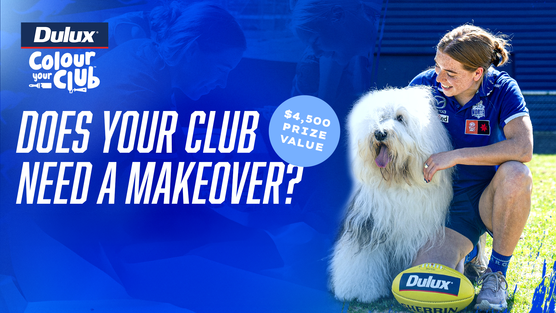 Colour your Club™ with the North Melbourne Football Club and Dulux!