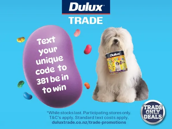 dulux trade text to win promo 