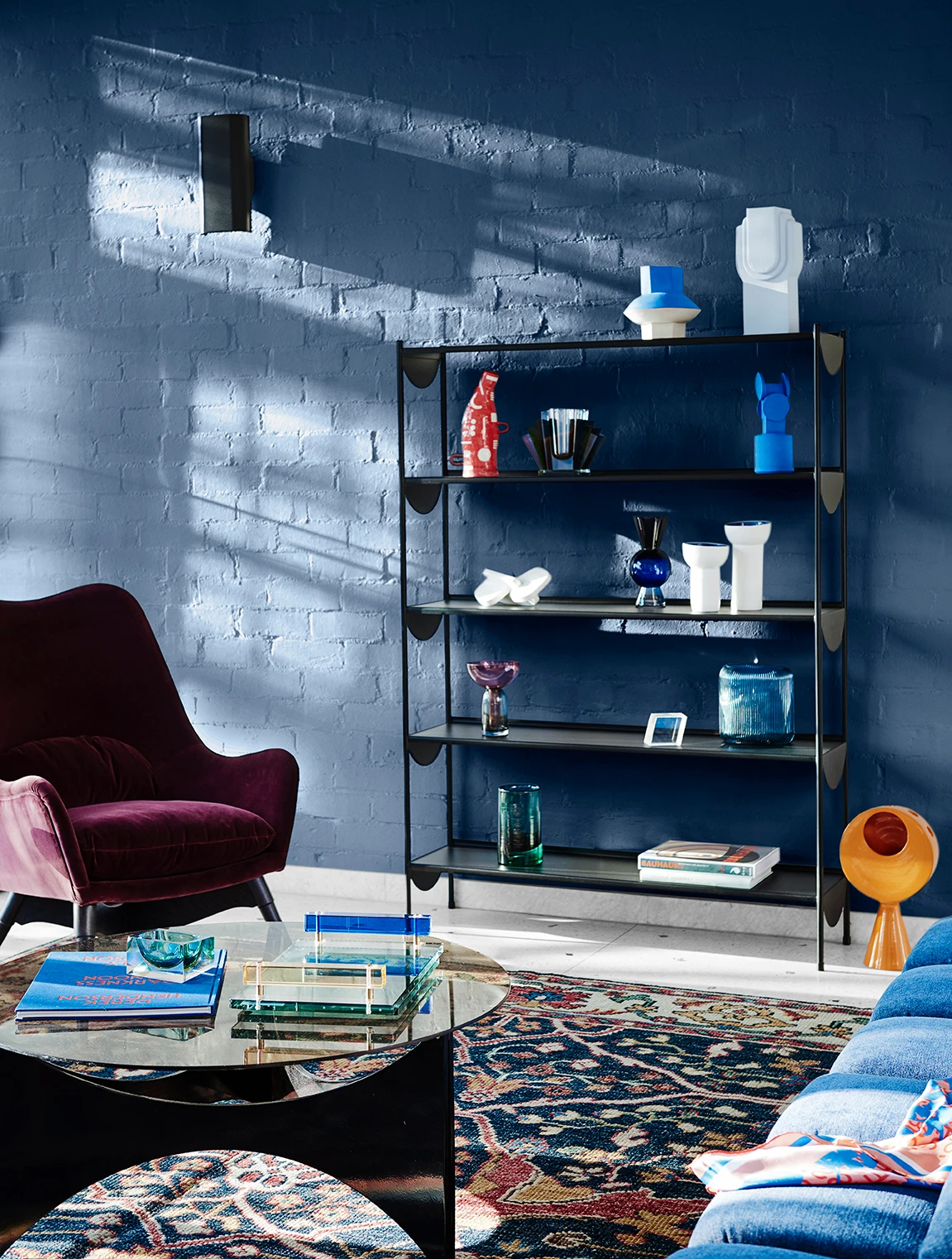 interior-blue-lounge-purple-chair-shelf.