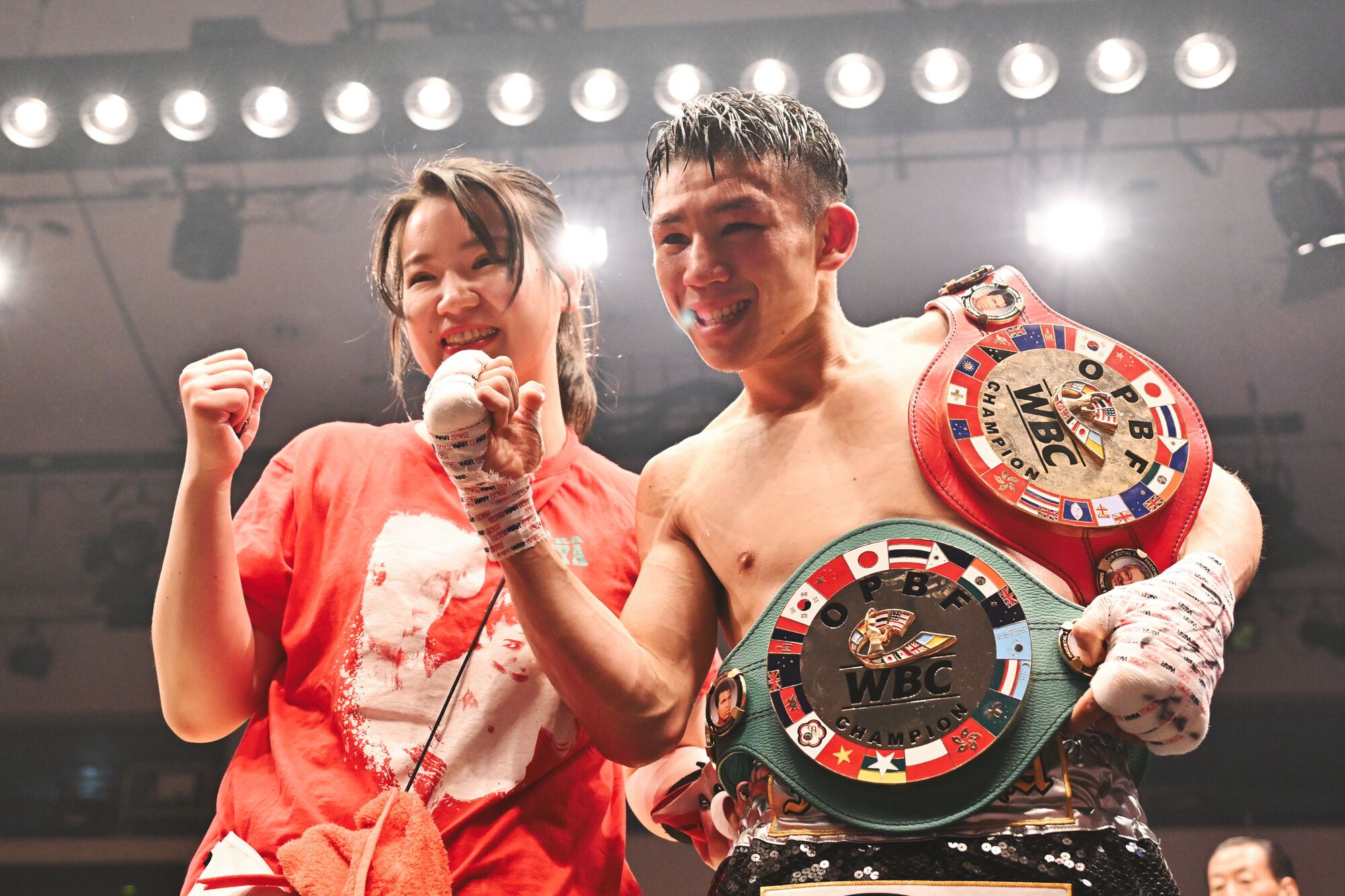 元IBF世界スーパーフェザー級チャンピオン尾川堅一の再起第2戦
