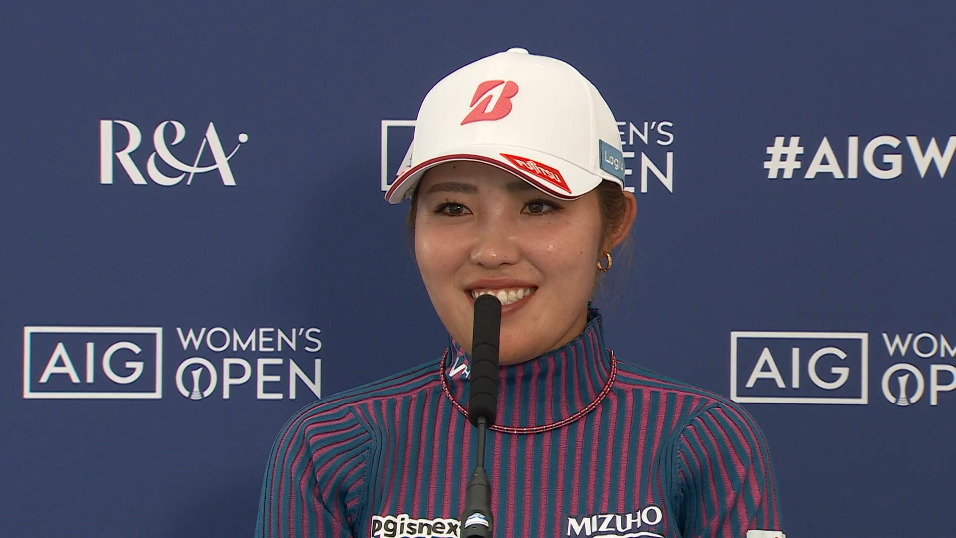 渋野日向子、“特別な試合”全英で上位争いを目指す「楽しみたいし