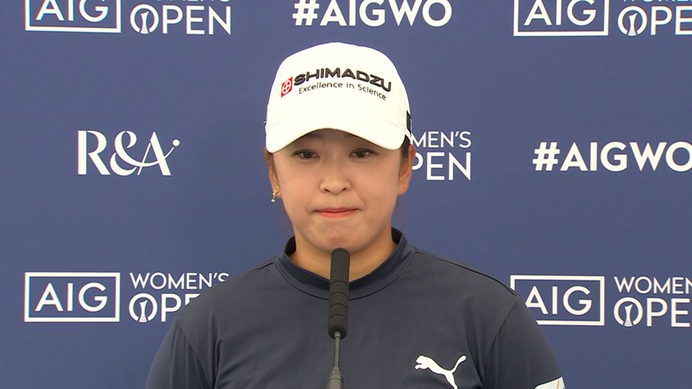 西郷真央は4バーディー、ノーボギーで11位まで浮上 最終日も「自分のゴルフに集中する」|AIG女子オープン(全英女子)