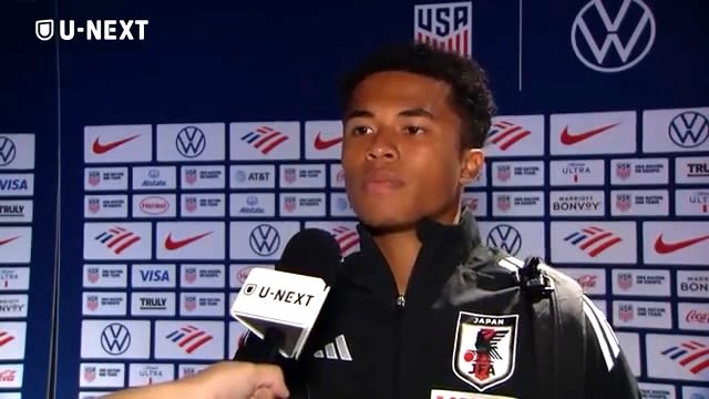藤田譲瑠チマ「立ち位置や準備のスピードを、チームのテンポに合わせられなかった」|サッカー日本代表 アメリカ戦 試合後コメント