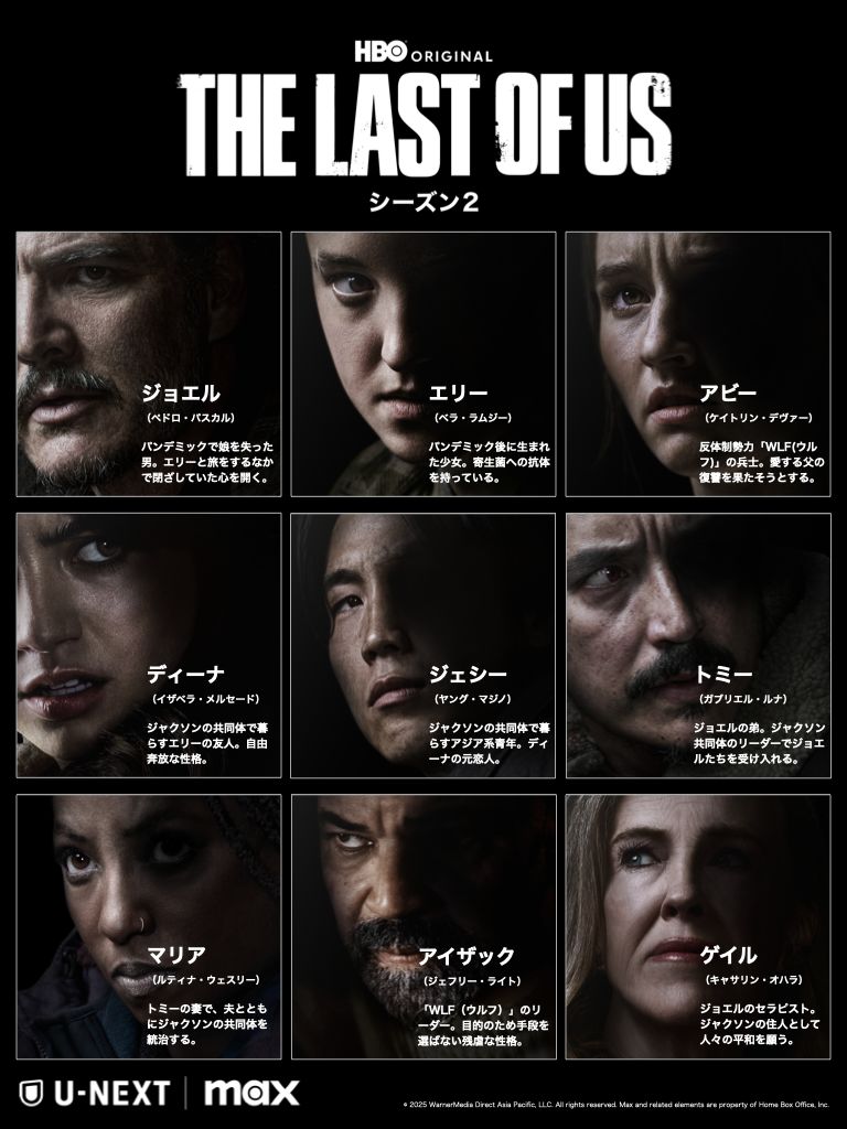 20250414-1000展開 TLOU2-キャラ紹介イメージ