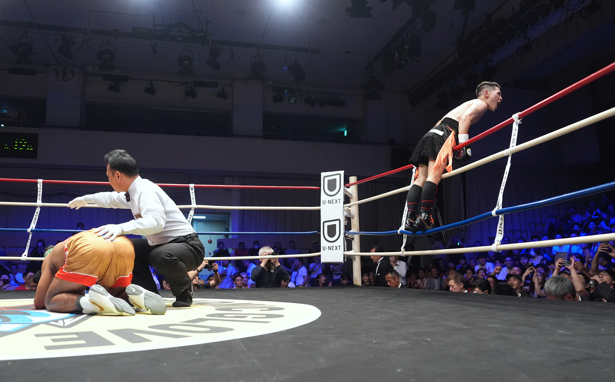 ボクシング u U-NEXT BOXING.3 Close coverage of the weigh-in the day