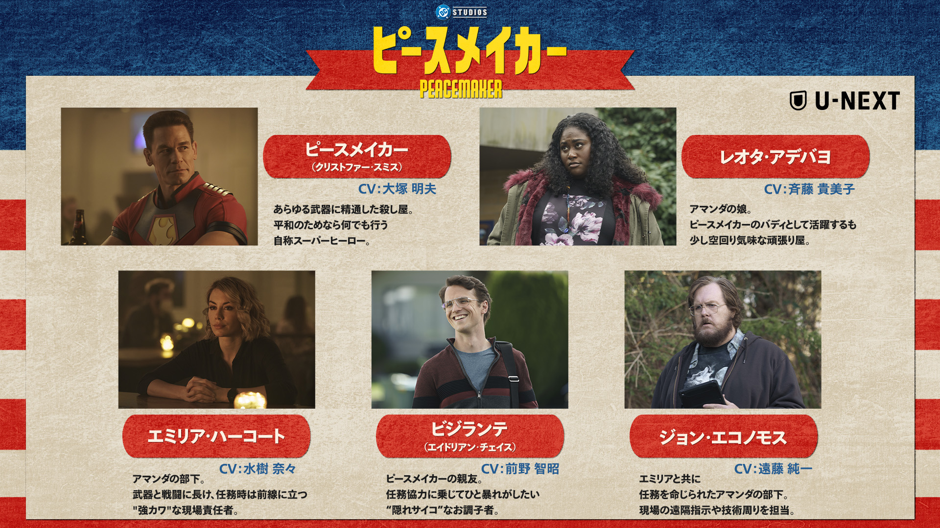 ピースメイカー 主要キャラ紹介 (1)