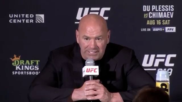 「彼はもう大スターだ」デイナ・ホワイト、大会総括でチマエフの存在感を強調|UFC 319:デュ・プレシ vs. チマエフ