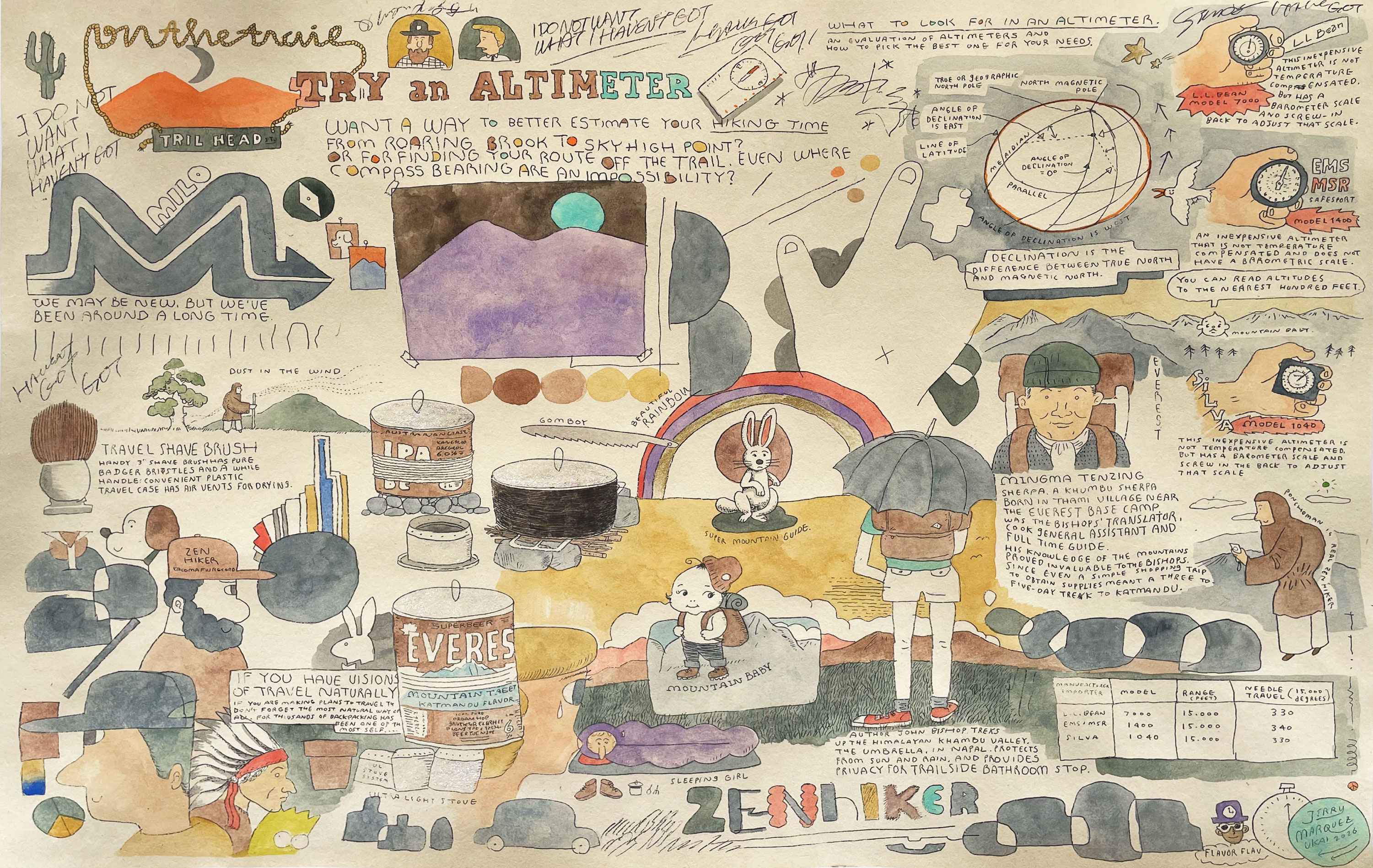 ジェリー鵜飼 「Zen Hiker」 （NONLECTURE books/arts powered by