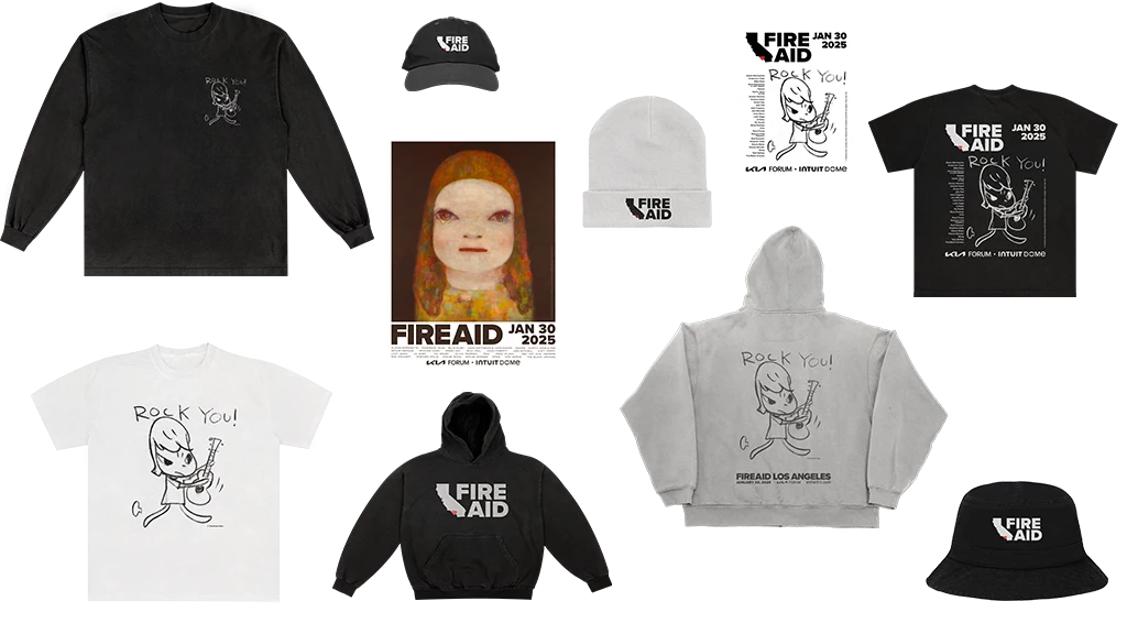 【新品】激レア　奈良美智　FireAid ポスター② fireaid-shop-merch.webp?w=1200