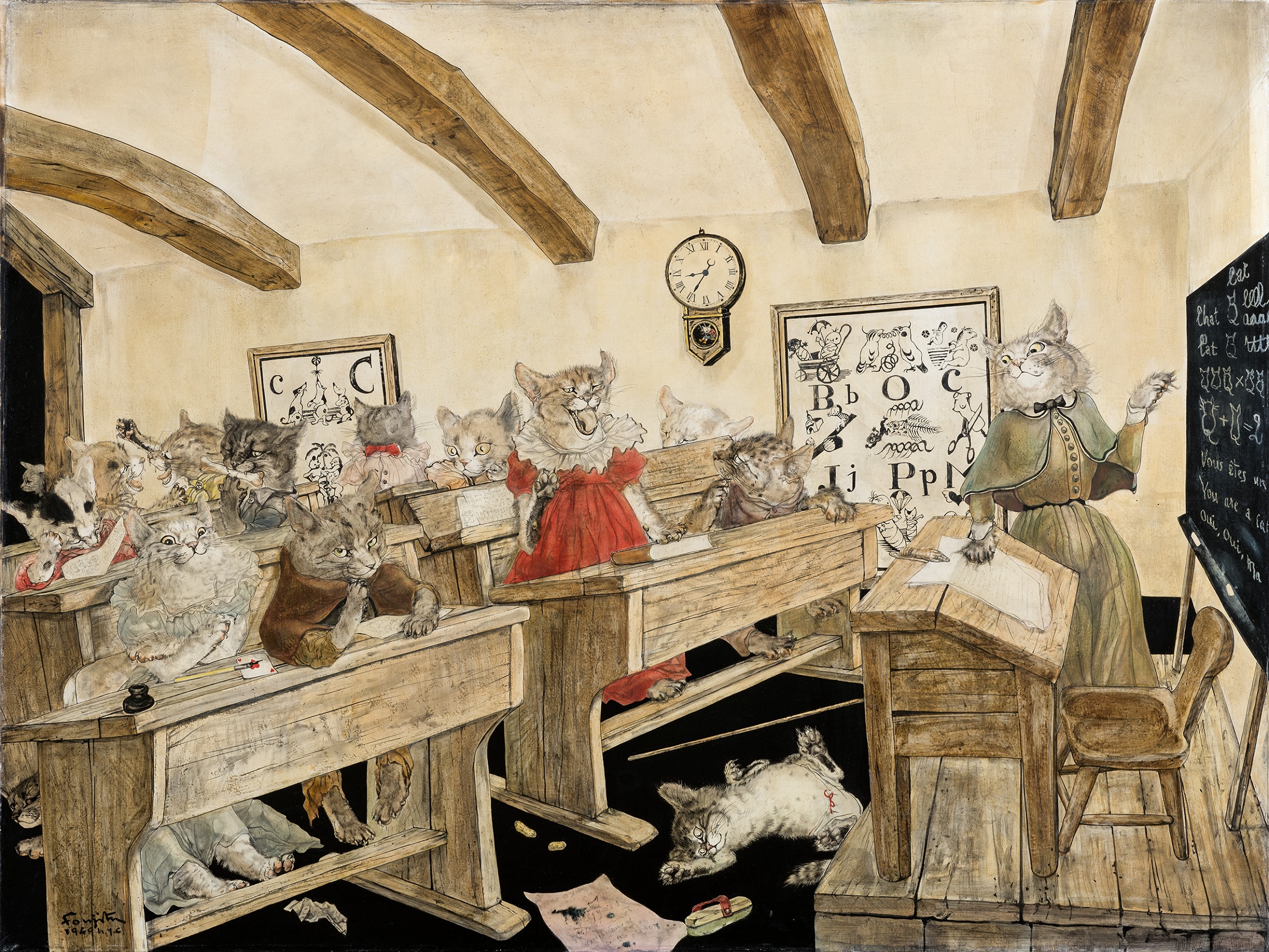 フジタからはじまる猫の絵画史 藤田嗣治と洋画家たちの猫」が