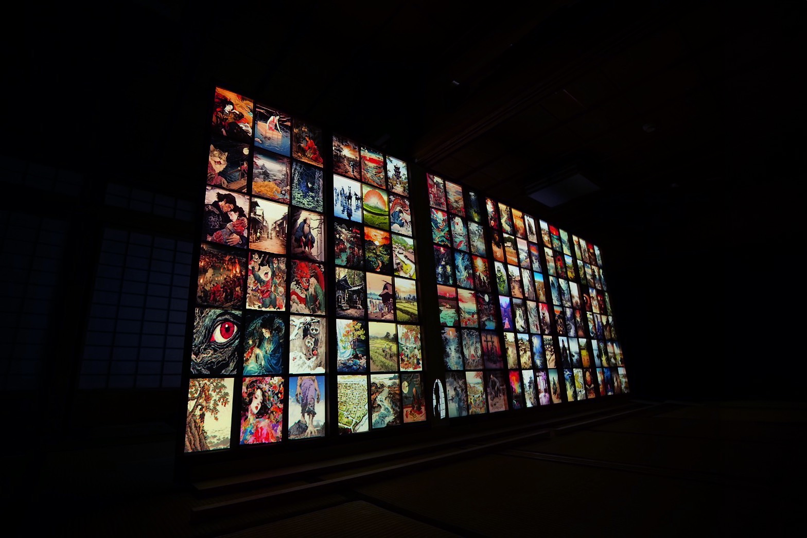 坂根大悟 「和紙障子プロジェクションマッピング 大宮曼荼羅2025