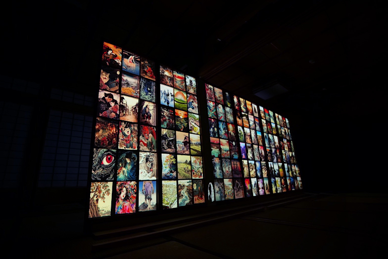 坂根大悟 「和紙障子プロジェクションマッピング 大宮曼荼羅2025