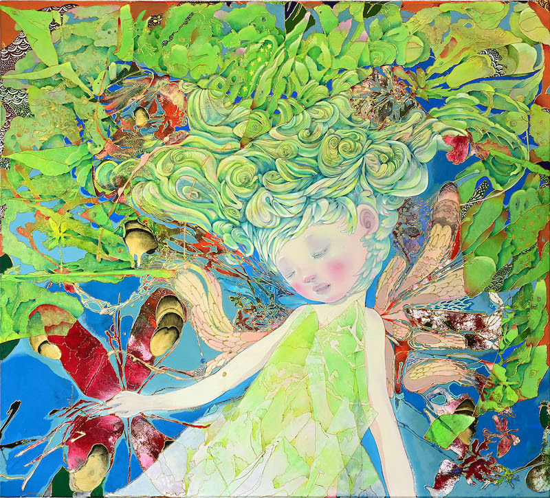 レア　德永葵 一点もの　unique 原画 前澤妙子 「Dodecagonal Elements − ドデカゴンの要素」 （s+arts