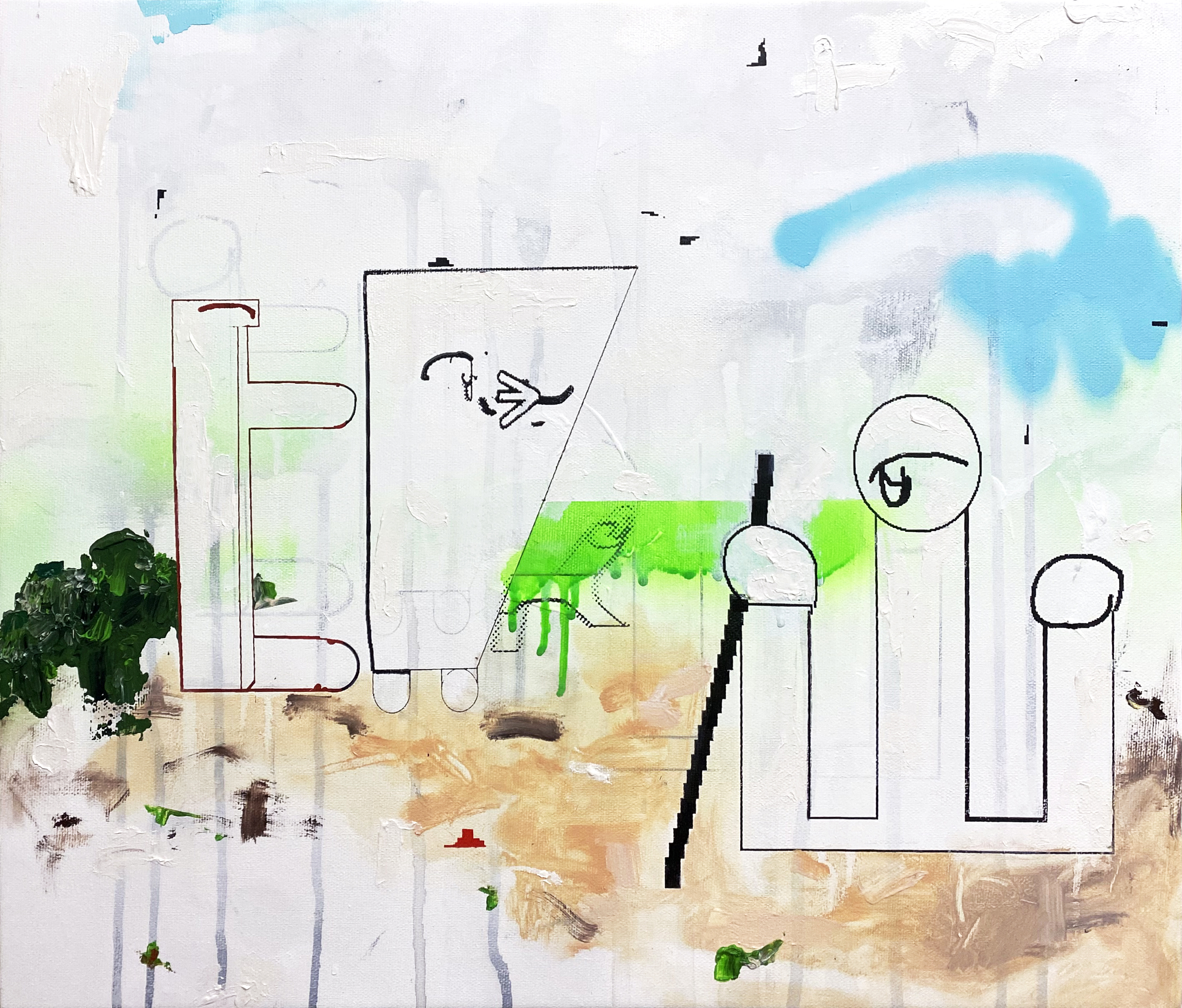 田中ヒサミ 「8 / 山 / X」 （CENTER/EDO） ｜Tokyo Art Beat