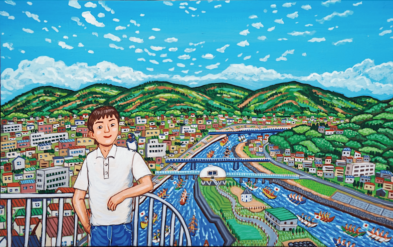 ○駆けてくるPower 絵画原画 オリジナル原画【Energy strokes 2025-10】 | 現代絵師工房