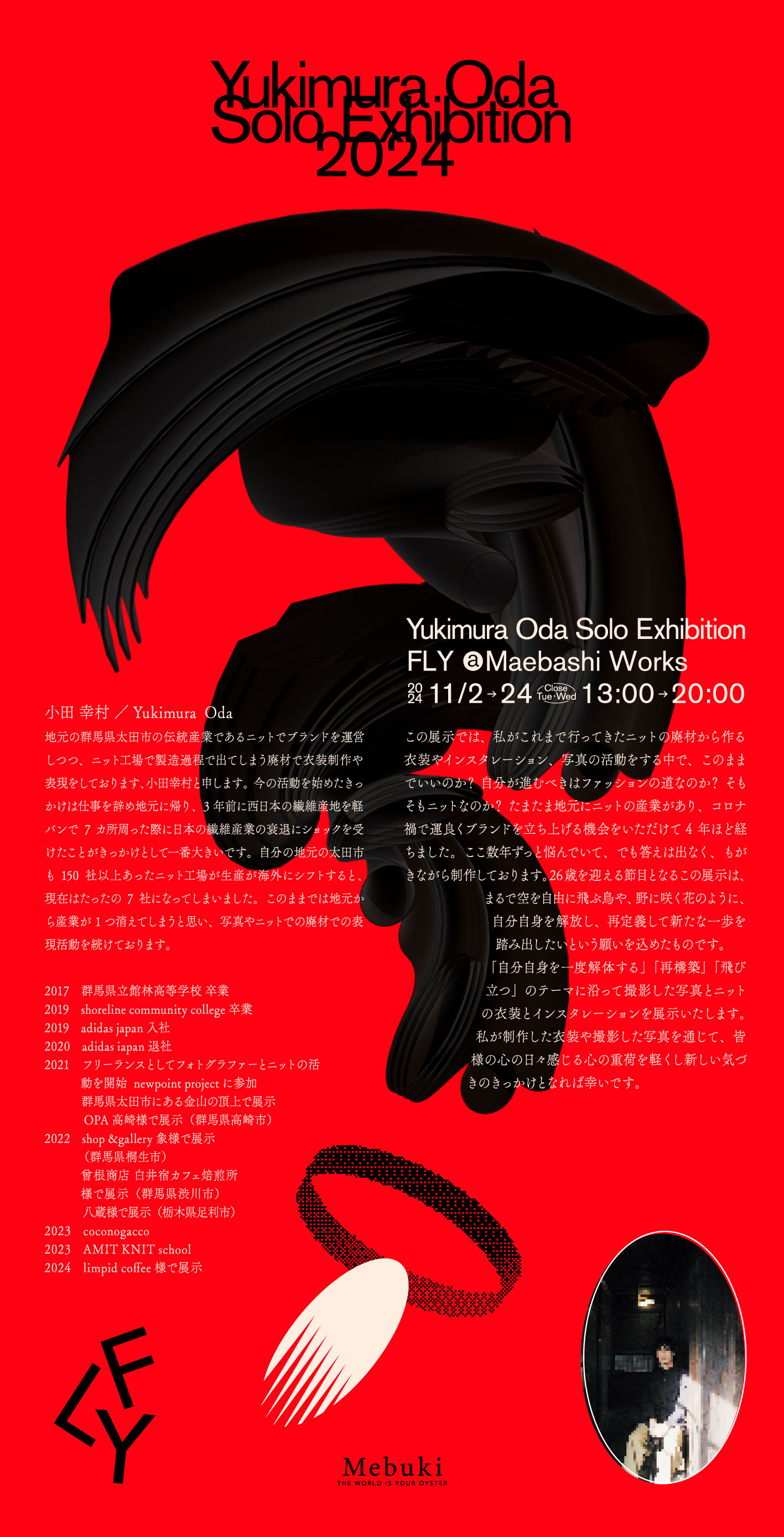 Yukimura Oda 「FLY」 （Maebashi Works） ｜Tokyo Art Beat