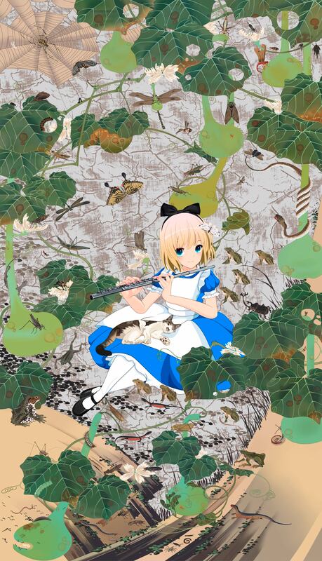 森洋史 「動植伽羅綵絵（どうしょくきゃらさいえ）」 （和田画廊