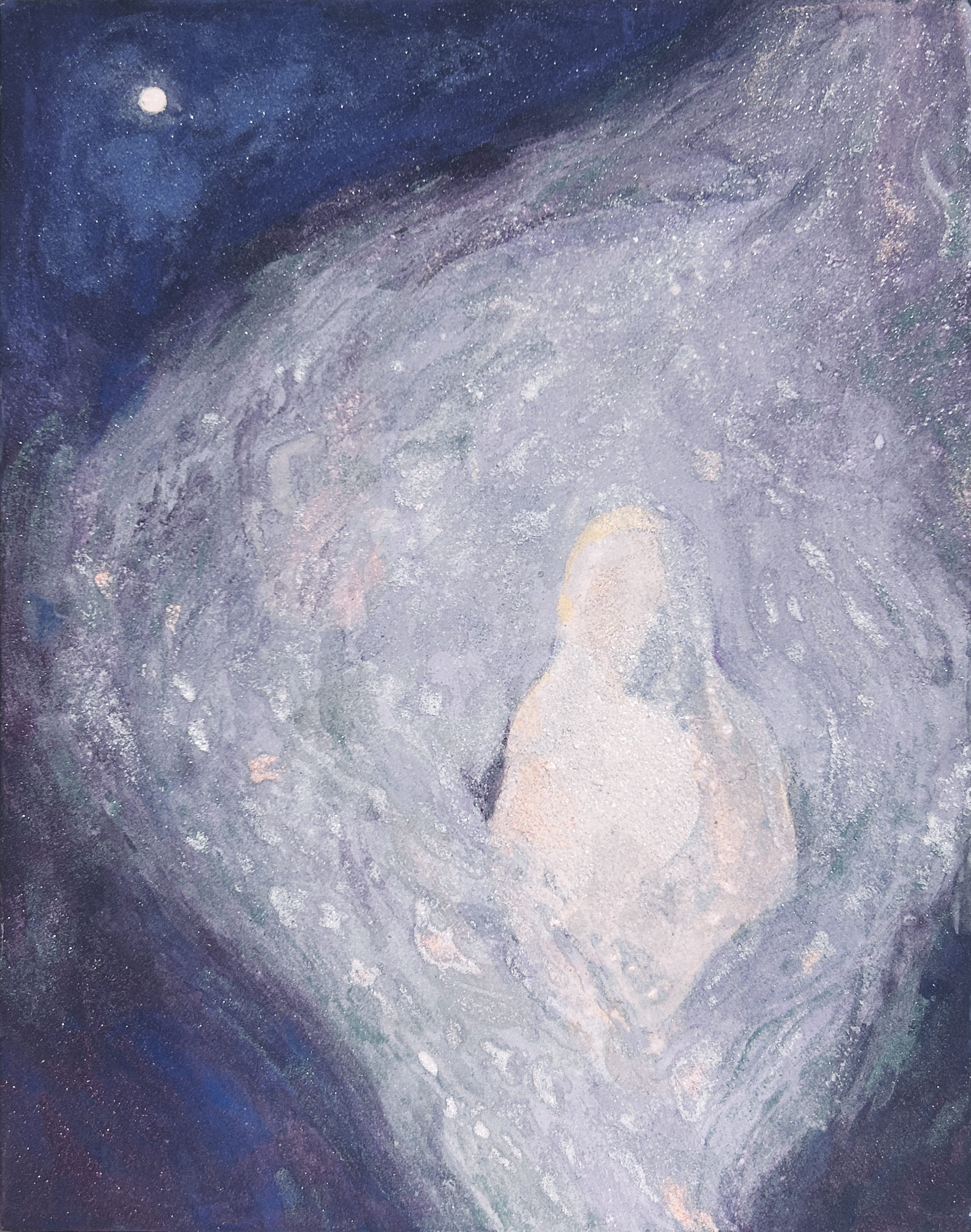 ブルーム　アーメンコーナー　絵画 阿部エリカ mare 田口静来 トライアングル展｜mirror」 （gallery fu