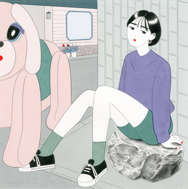 深川優　原画　水彩画 2AB99D39-E171-4D82-9606-