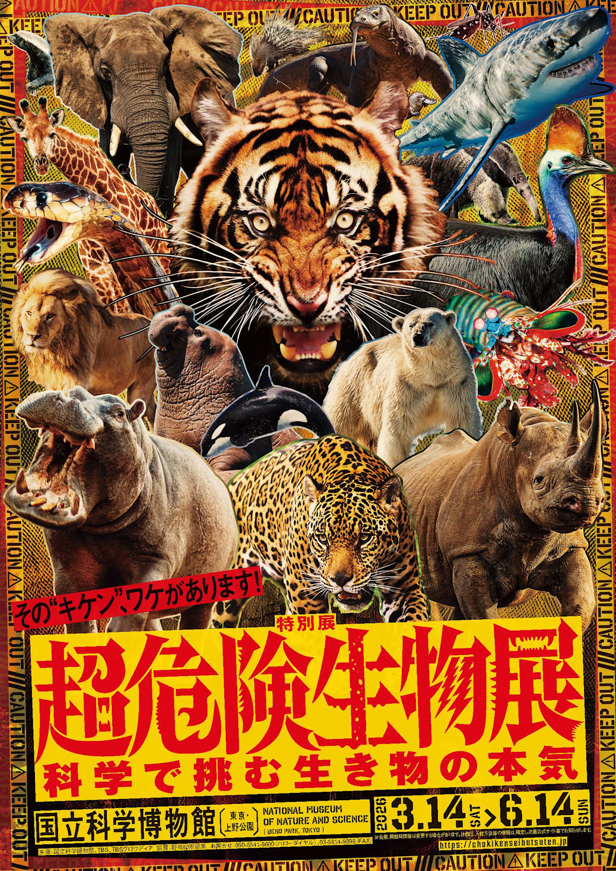 超危険生物展科学で挑む生き物の本気」 （国立科学博物館） ｜Tokyo