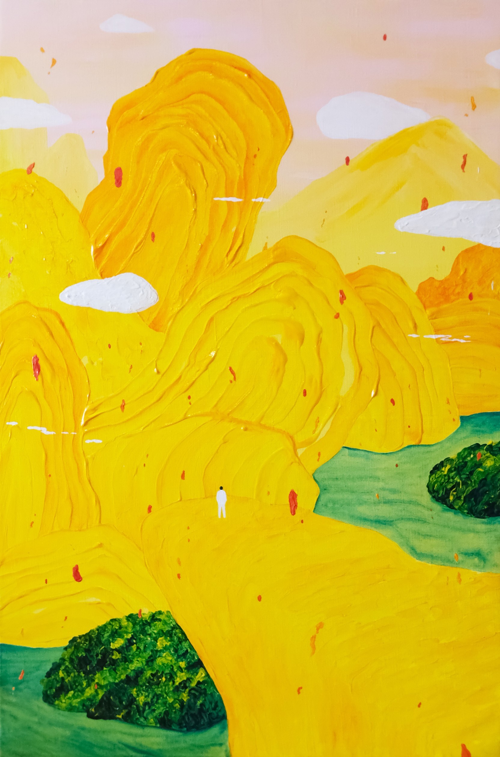 絵画　神戸海路 khd160-The Great Hanshin Flood 神戸地方水害 栄町通りに押寄せ