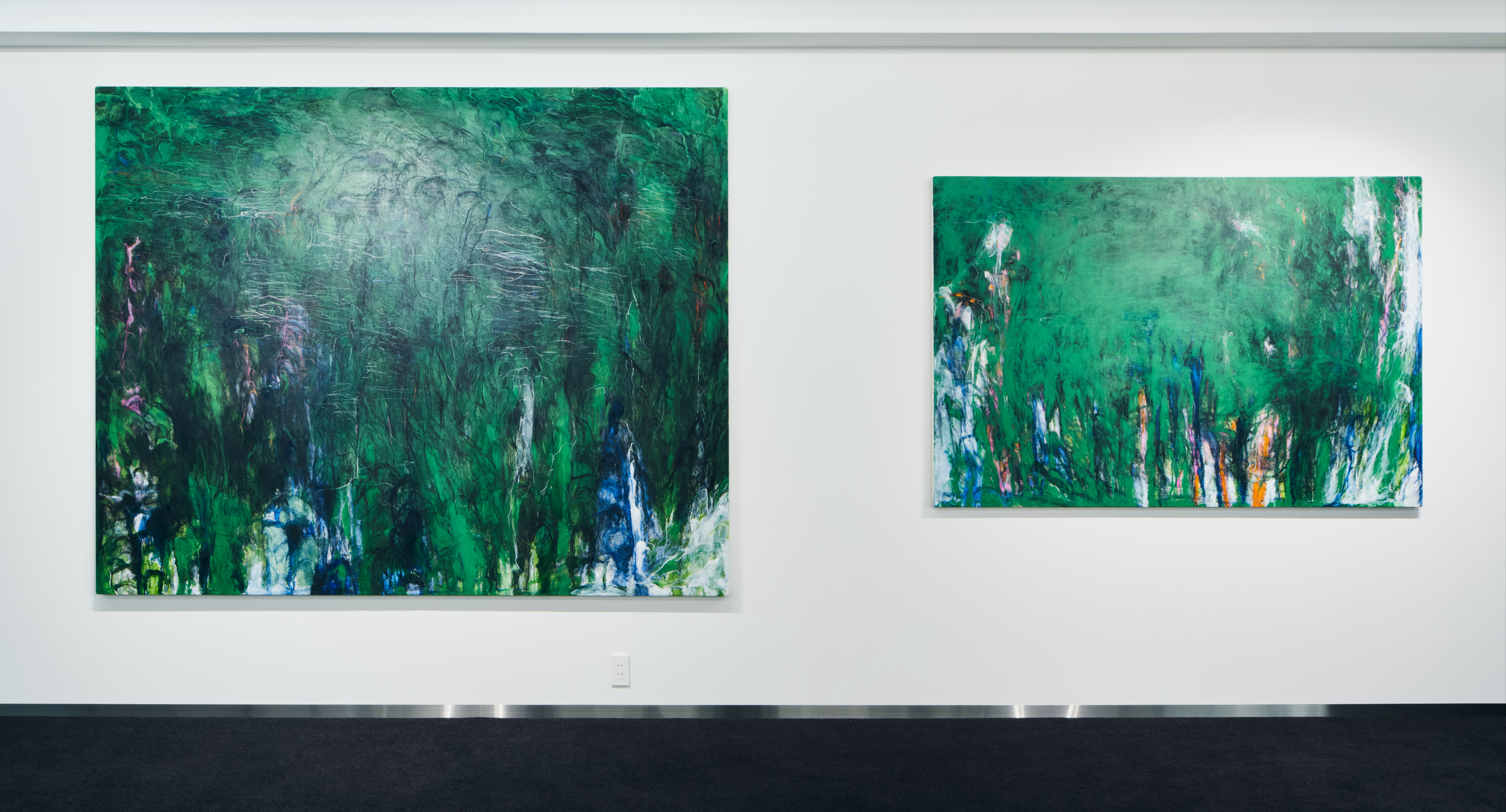 山田茂人 風景 してやる 油彩画 金色フレーム