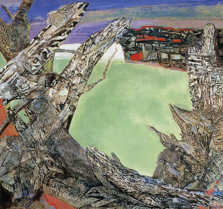 平野杏子「地中海にて」油絵20号 平野杏子展－生きるために描きつづけて」 （平塚市美術館） ｜Tokyo