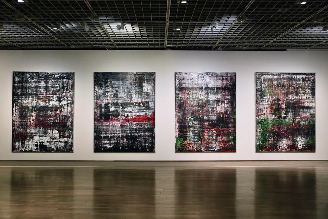 【額装品】　ゲルハルト・リヒター展　ポスター　エラ　東京国立近代美術館　2022 未開封新品 ゲルハルト リヒター ポスター エラ 東京国立近代美術館